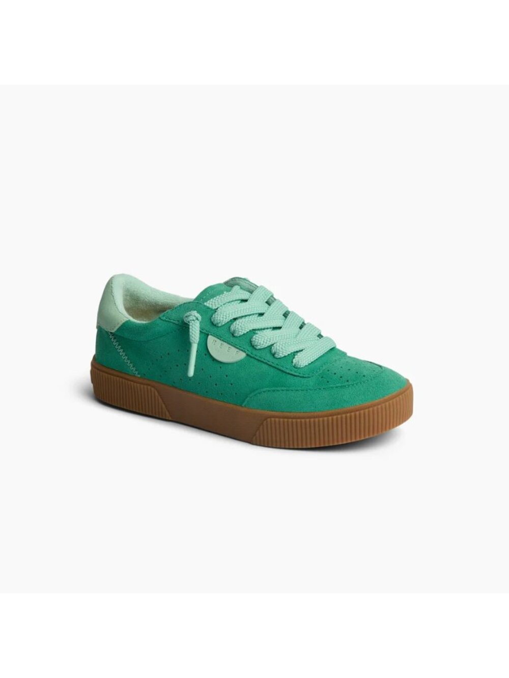 REEF Lay Day Seas Women's Leather Sneakers Green Duo CJ7205 NWT - Picture 6 of 7